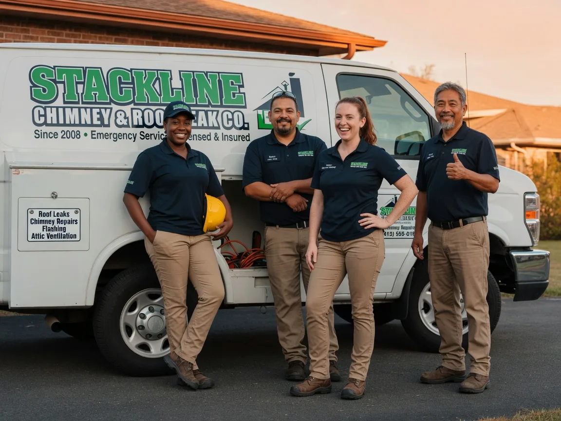Chimney flashing repair company in Utica, MS